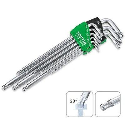 Imagem de Conjunto de chaves pinos hexagonais TORX TOPTUL GAAL0928