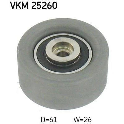 Imagem de SKF VKM 25260 Polia de desvio/de guia, correia dentada OPEL: Astra G CC, H Hatchback, Sedan, ALFA ROMEO: 159 Sportwagon