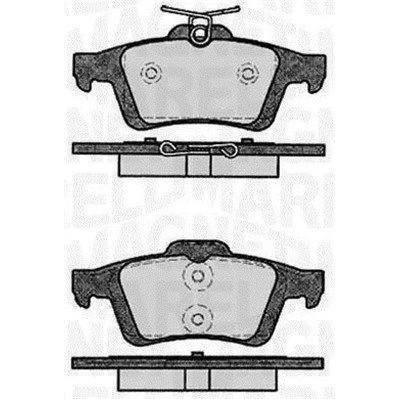 Imagem de MAGNETI MARELLI 363916060796 Jogo de pastilhas para travão disco não preparado indicador aviso desgaste FORD: Focus 3, 2 Kombi