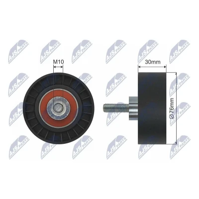 Imagem de NTY RNK FR 027 Polia de Desvio FORD: MONDEO 4 Turnier, Galaxy Mk2 MPV