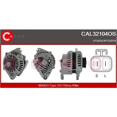 Imagem de CASCO CAL15117AS Alternador 12V 80A PEUGEOT: Boxer Van, FIAT: Ducato II Van