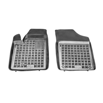 Imagem de REZAW PLAST 201215P Conjunto de tapete chão Borracha à frente 2 preto medida PEUGEOT: Partner I Van, CITROËN: Berlingo / First Van