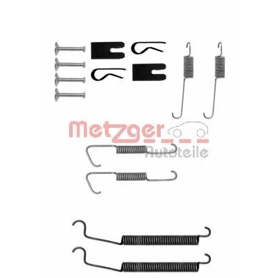 Imagem de METZGER 105 0805 Kit de acessórios, maxilas do travão CITROËN: C3 I Hatchback, C2 Enterprise