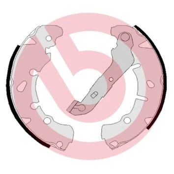 Imagem de BREMBO S 24 533 Maxilas de travão 203 36 com alavanca do mão FORD: Fiesta 5, Fusion Carrinha, Mk4 Van