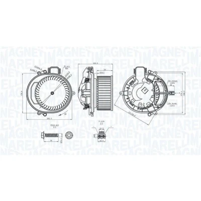 Imagem de MAGNETI MARELLI 069412722010 Ventilador do Habitáculo