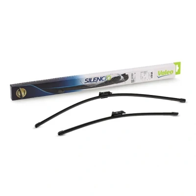 Imagem de Escova do limpa vidros Valeo Silencio X.trm, Flat Blade Set 574651 à frente Sem armação Top Lock VOLVO: V40 Hatchback, C70 2 Cabriolet
