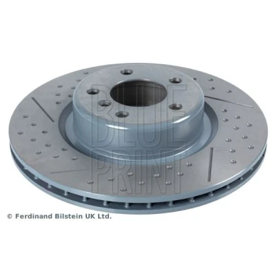Imagem de BLUE PRINT ADB114378 Disco de travão Eixo traseiro 345 24 5 120 perfurado/ventilado revestido alto carbono BMW: 3 Touring, 1 Hatchback, Sedan