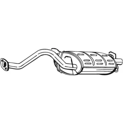 Imagem de BOSAL 163 349 Panela de escape traseira HONDA: CIVIC 6 Fastback, Hatchback