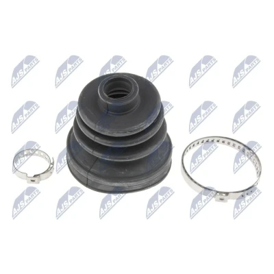 Imagem de NTY NOP 041 Fole de Transmissão do lado da roda Termoplástico com braçadeiras RENAULT: Kangoo I