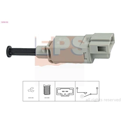Imagem de EPS 1.810.152 Interruptor, comando da embraiagem (regulador velocidade) Made in Italy OE Equivalent VOLKSWAGEN: Golf 4