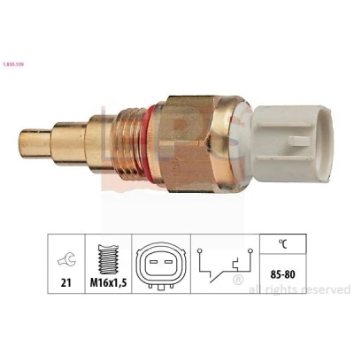 Imagem de EPS 1.850.109 Interruptor de temperatura, ventilador do radiador M16x1,5 Made in Italy OE Equivalent MITSUBISHI: GALANT 4 Stufenheck