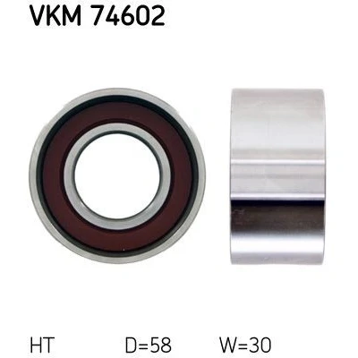 Imagem de SKF VKM 74602 Rolo tensor, correia dentada