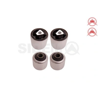 Imagem de SIDEM 821687 KIT Casquilho de Braço Suspensão Eixo dianteiro Rolamento borracha e metal transversal BMW: 5 Touring, Sedan, 3 Cabrio