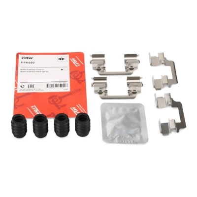 Imagem de TRW PFK660 Kit de acessórios, pastilhas travão BMW: 5 Touring, Sedan