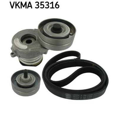 Imagem de SKF VKMA 35316 Jogo de correias trapezoidais estriadas OPEL: Astra G Caravan, Van, CC