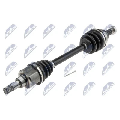Imagem de NTY NPW CT 018 Veio de transmissão Eixo dianteiro, lado esquerdo, dianteiro 595mm Caixa velocidades manual CITROËN: Xsara Hatchback