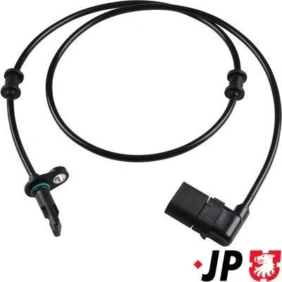 Imagem de JP GROUP 1397105300 Sensor de ABS Eixo traseiro esquerdo, direito activo 1000 preto