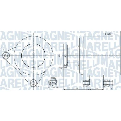 Imagem de MAGNETI MARELLI 063731999010 Alternador 14V 150A