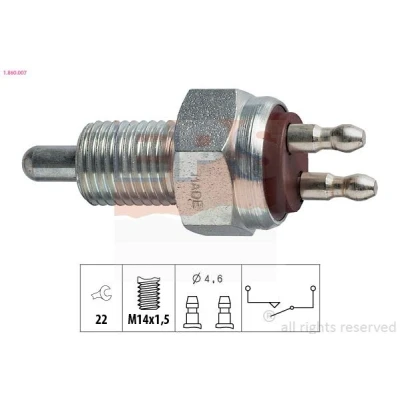 Imagem de EPS 1.860.007 Interruptor, luz de marcha atrás Made in Italy OE Equivalent FORD: Cortina Mk2 Sedan