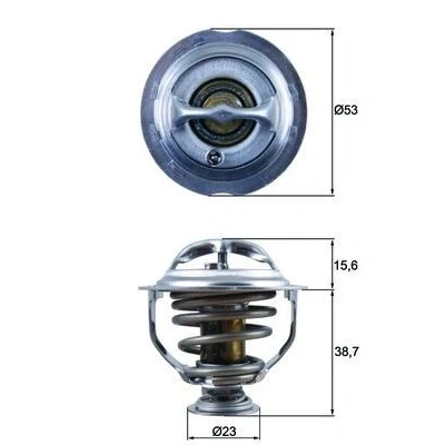 Imagem de MAHLE ORIGINAL TX 123 95D Termóstato, líquido de refrigeração 95 53 com junta VOLKSWAGEN: GOLF 6, Passat CC, B6 Variant, AUDI: A3 Hatchback