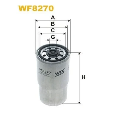 Imagem de Filtro combustível wix wf8270
