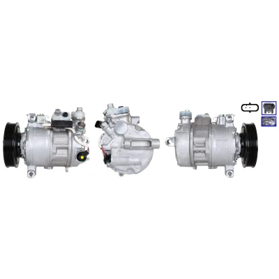 Imagem de LUCAS ACP01187 Compressor PAG 46 YF R134a, R1234yf com juntas MERCEDES BENZ: Classe A