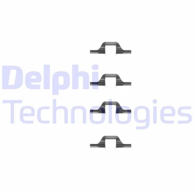 Imagem de DELPHI LX0260 Kit de acessórios, pastilhas travão VOLKSWAGEN: GOLF 2, 3, SEAT: Ibiza Córdoba I Sedan, FORD: Galaxy Mk1 MPV