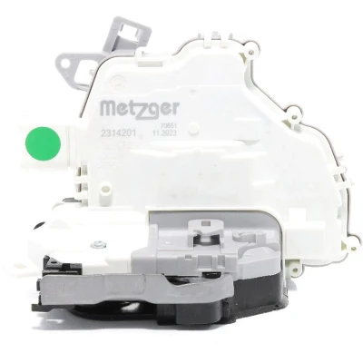 Imagem de METZGER 2314201 Fechadura de Porta sem bloqueio duplo, com proteção infantil acionamento elétrico traseira esquerda AUDI: A3 Sedan