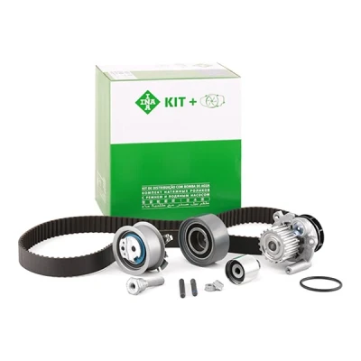 Imagem de INA 530 0463 30 bomba de Água + Kit Correia Distribuição com água VOLKSWAGEN: Touran I, Passat B6 Variant, Golf 5, AUDI: A3 Hatchback