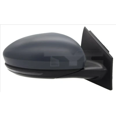 Imagem de Espelho retrovisor Tyc 328 0271 à direita com subcapa para regulação eléctrica dos espelhos, convexo, aquecível, sensor de temeperatura, dobrável