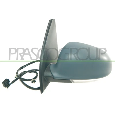Imagem de Espelho retrovisor Prasco Premium VG0367314P esquerda com subcapa elétrico aquecível, ajustável pelo interior VOLKSWAGEN: Golf 5