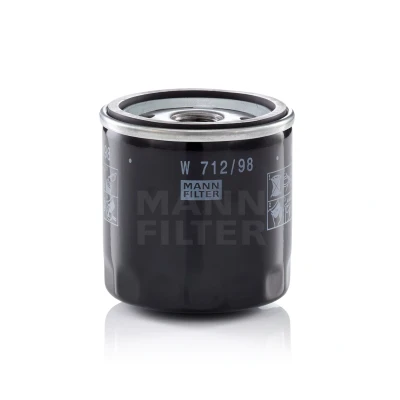Imagem de MANN FILTER W 712/98 Filtro de óleo 3/4 16 UNF 1B com uma válvula retenção aparafusado