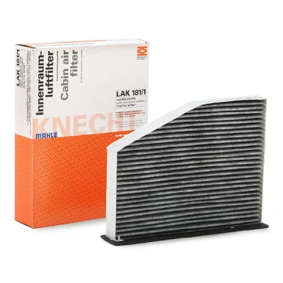 Imagem de MAHLE ORIGINAL LAK 181/1 Filtro, ar do habitáculo Filtro de carvão ativado 210,0mm 287mm 57,0mm VOLKSWAGEN: GOLF 5, 6, Touran I