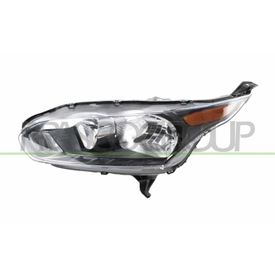 Imagem de PRASCO FD9364924 Farol Principal esquerda H15, H7 preto cor de laranja com motor regulação do alcance dos faróis