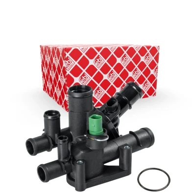 Imagem de FEBI BILSTEIN 108921 Termóstato, líquido de refrigeração 105 com junta interruptor temperatura caixa VOLKSWAGEN: Golf 4, Bora Sedan