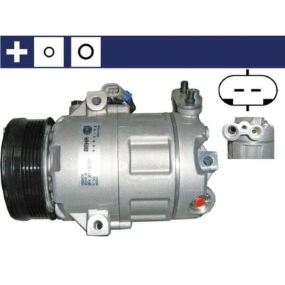 Imagem de MAHLE ORIGINAL ACP 62 000S Compressor CVC6 12 PAG 46 R 134a com retentor OPEL: Astra G CC, Caravan, Corsa C Hatchback