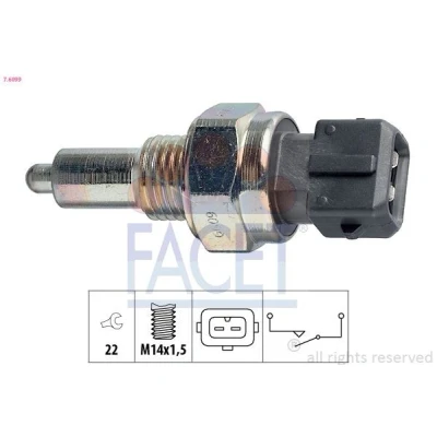 Imagem de FACET 7.6099 Interruptor, luz de marcha atrás Made in Italy OE Equivalent PEUGEOT: Partner I Van, 206 Hatchback, 106 Hatchback