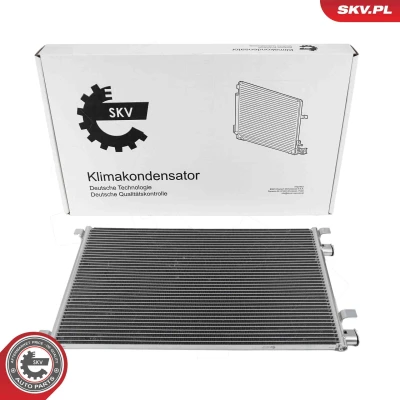 Imagem de ESEN SKV 86SKV020 Condensador sem secador Alumínio 645mm RENAULT: MEGANE 2 Kombi, Coupe Cabriolet