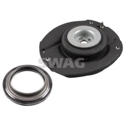 Imagem de SWAG 62 91 8757 Suporte de apoio do conjunto mola / amortecedor Eixo dianteiro, lado direito com rolamentos esferas Borracha PEUGEOT: 206 Hatchback