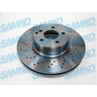Imagem de SAMKO Disco de travão NISSAN: Primera Sedan, Almera II Hatchback, 2 Limousine 258mm 10mm 4 cheio N2553P 43206014VA,4320659J01,432065M311
