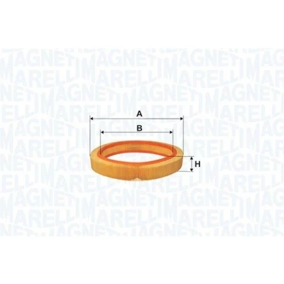 Imagem de MAGNETI MARELLI 153071762408 Filtro de ar 63,5 260 redondo Cartucho filtrante RENAULT: 21 Sedan, CLIO 1, MEGANE VOLVO: 440 K