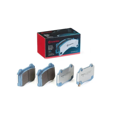 Imagem de BREMBO P 30 074E Jogo de pastilhas para travão disco com avisador sonoro desgaste chapa anti ruído sem acessórios TESLA: Model S, X