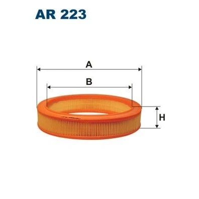 Imagem de FILTRON ar 223 Filtro de 56 275 Cartucho filtrante FORD: Sierra Mk2 Hatchback, P100 Mk2, Sedan