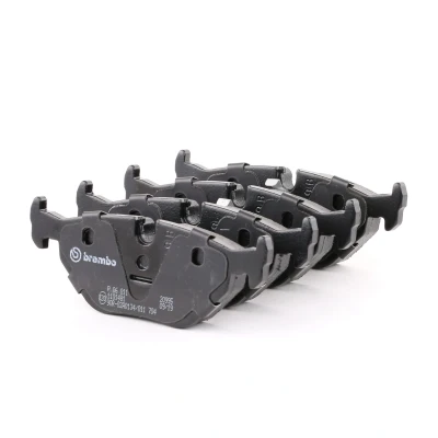 Imagem de BREMBO P 06 011 Jogo de pastilhas para travão disco preparado indicador aviso desgaste com grampo do êmbolo sem acessórios BMW: 5 Sedan