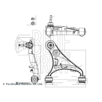 Imagem de BLUE PRINT ADBP860192 Braço de suspensão LAND ROVER: Discovery 4