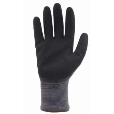 Imagem de PROFITOOL 0XREK0238/XL Luva de protecção preto, cinzento Nitrilo, Poliéster XL