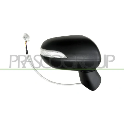 Imagem de Espelho retrovisor Prasco HD3227233 à direita preto elétrico aquecível, dobrável electricamente, convexo, sem cor HONDA: Jazz 2