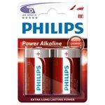 Imagem de Pilha D Philips Power Alkaline LR20P2B/10 Alcalina 1,5V Pack 2