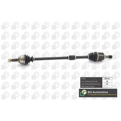Imagem de BGA DS6310R Veio de transmissão Eixo dianteiro, lado direito 890, 894