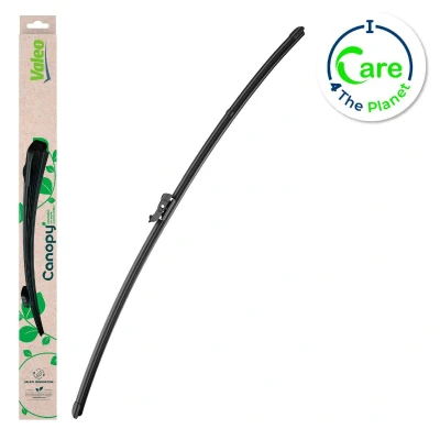 Imagem de Escova do limpa vidros Valeo Canopy 583991 700mm plana, Borracha limpeza fabricada com &gt;80% materiais sustentáveis